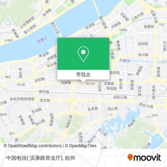 中国电信( 滨康路营业厅)地图