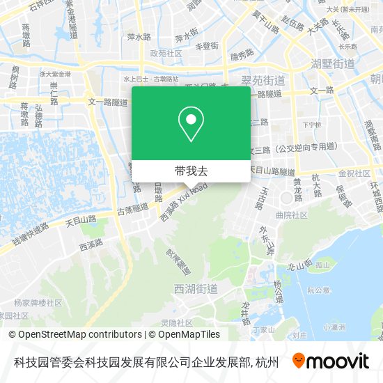 科技园管委会科技园发展有限公司企业发展部地图