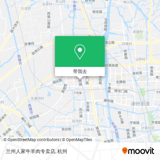 兰州人家牛羊肉专卖店地图