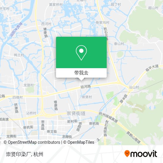 崇贤印染厂地图