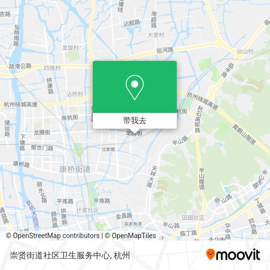 崇贤街道社区卫生服务中心地图