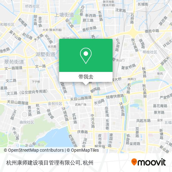 杭州康师建设项目管理有限公司地图