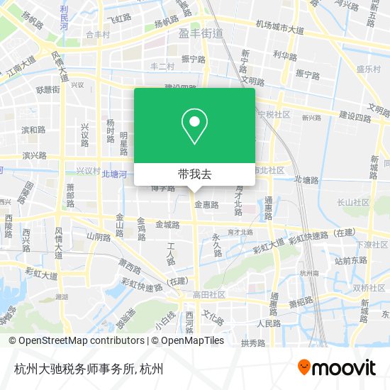 杭州大驰税务师事务所地图