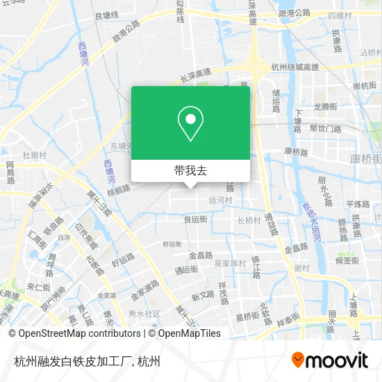 杭州融发白铁皮加工厂地图