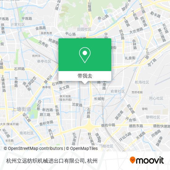 杭州立远纺织机械进出口有限公司地图