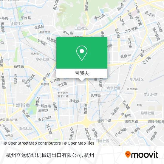 杭州立远纺织机械进出口有限公司地图