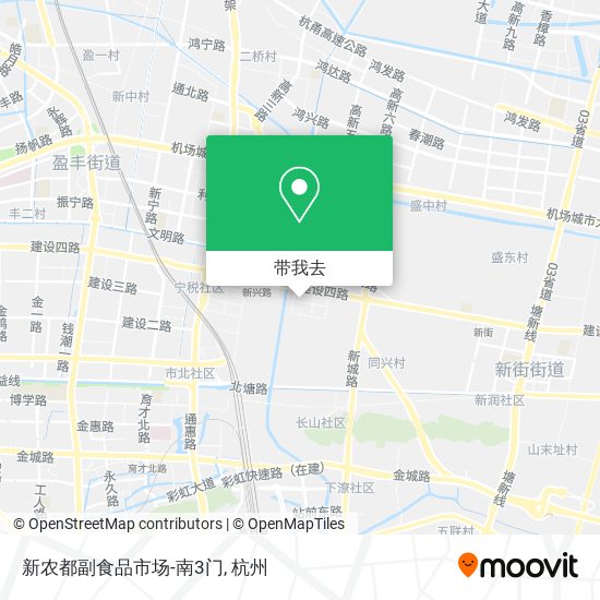 新农都副食品市场-南3门地图
