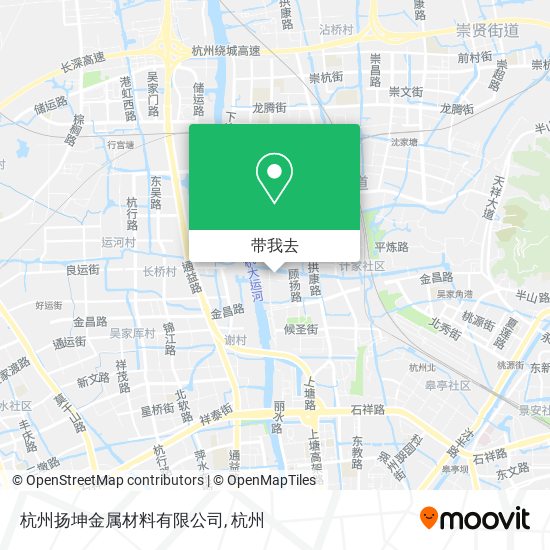 杭州扬坤金属材料有限公司地图