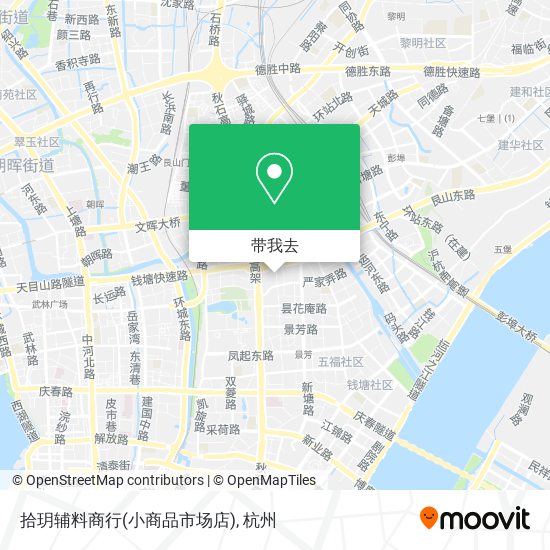 拾玥辅料商行(小商品市场店)地图