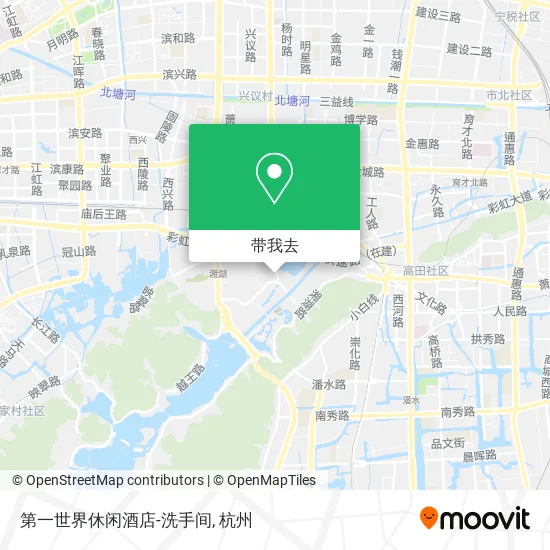第一世界休闲酒店-洗手间地图