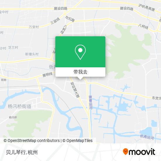贝儿琴行地图