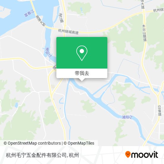 杭州毛宁五金配件有限公司地图