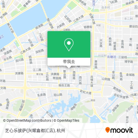 芝心乐披萨(兴耀鑫都汇店)地图