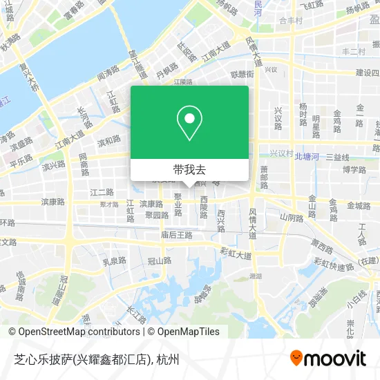 芝心乐披萨(兴耀鑫都汇店)地图