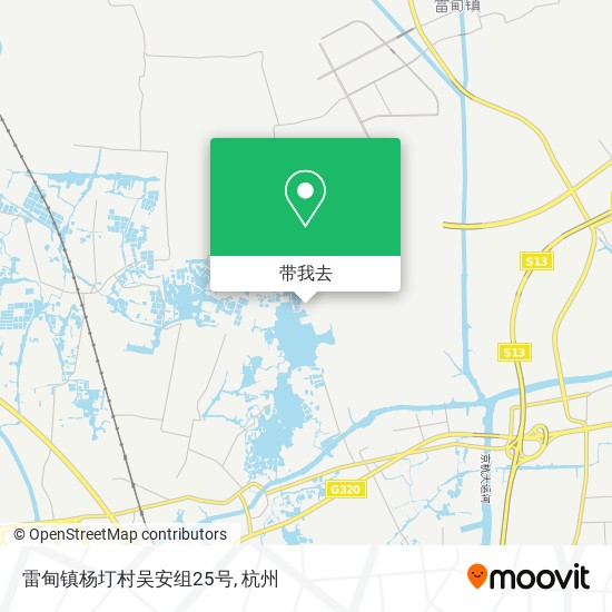 雷甸镇杨圢村吴安组25号地图