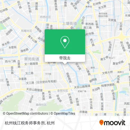 杭州钱江税务师事务所地图