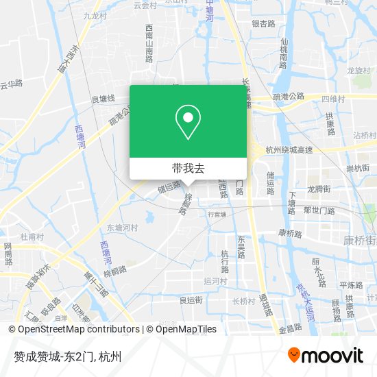 赞成赞城-东2门地图