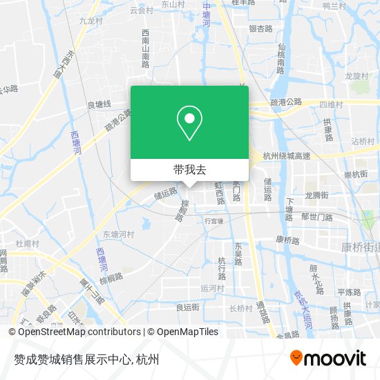 赞成赞城销售展示中心地图