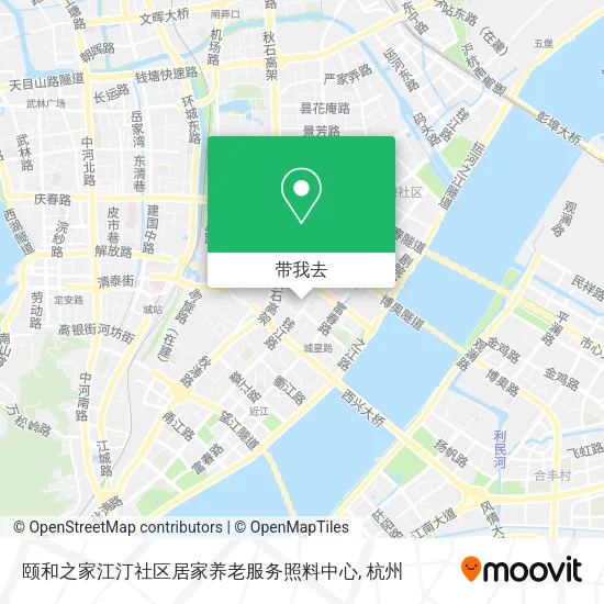 颐和之家江汀社区居家养老服务照料中心地图