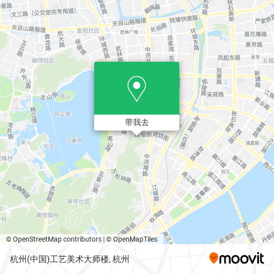 杭州(中国)工艺美术大师楼地图