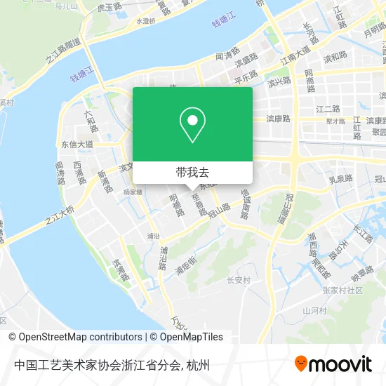 中国工艺美术家协会浙江省分会地图