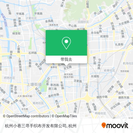 杭州小巷三寻手织布开发有限公司地图