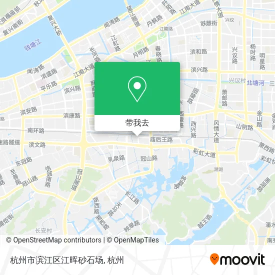 杭州市滨江区江晖砂石场地图