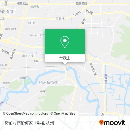 衙前村南沿何家-1号楼地图