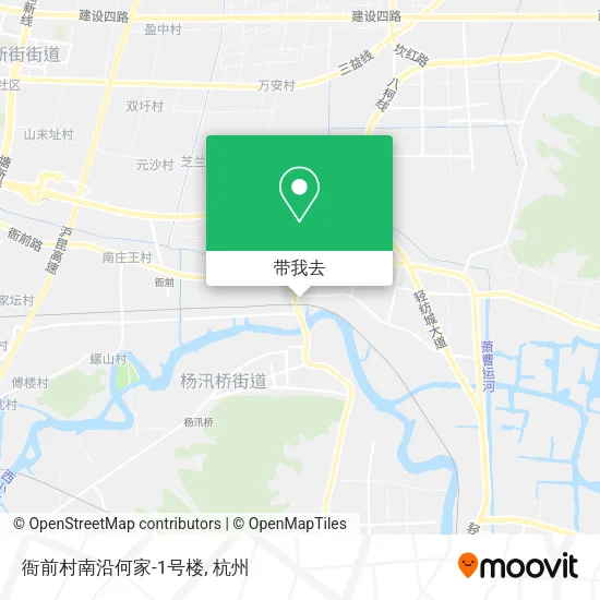 衙前村南沿何家-1号楼地图