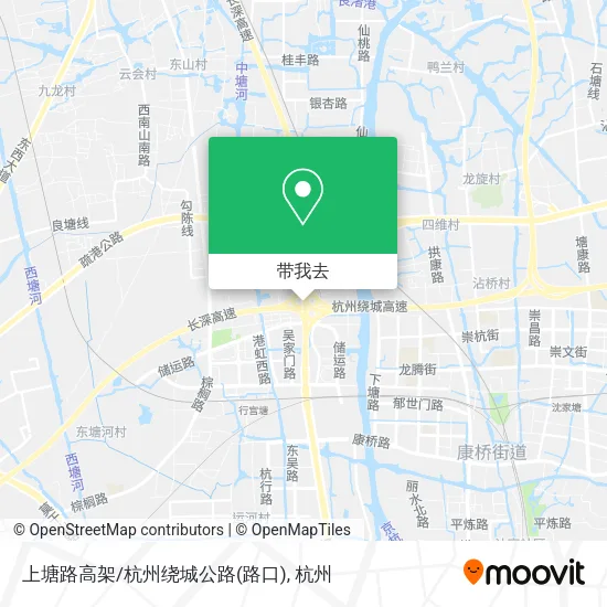 上塘路高架/杭州绕城公路(路口)地图