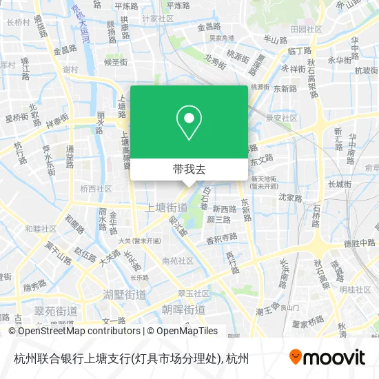 杭州联合银行上塘支行(灯具市场分理处)地图
