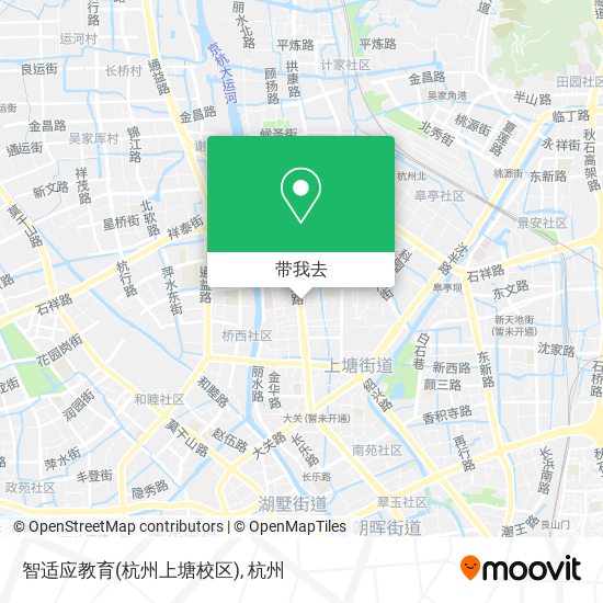 智适应教育(杭州上塘校区)地图