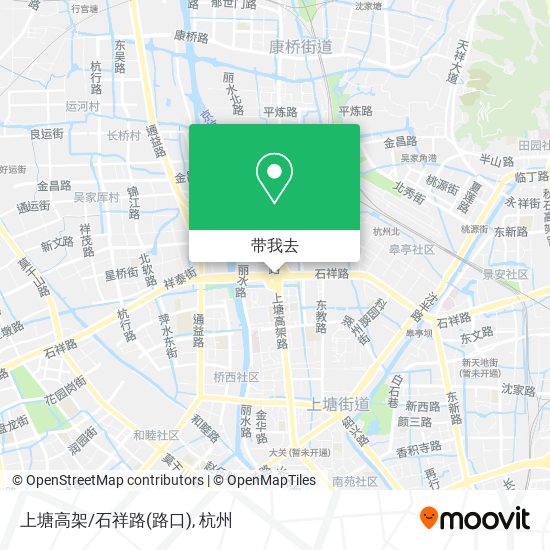 上塘高架/石祥路(路口)地图