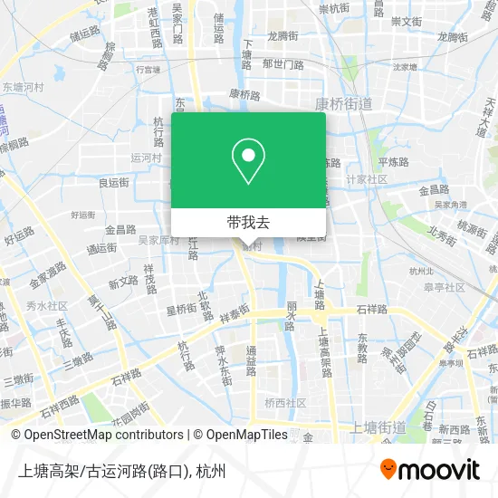 上塘高架/古运河路(路口)地图