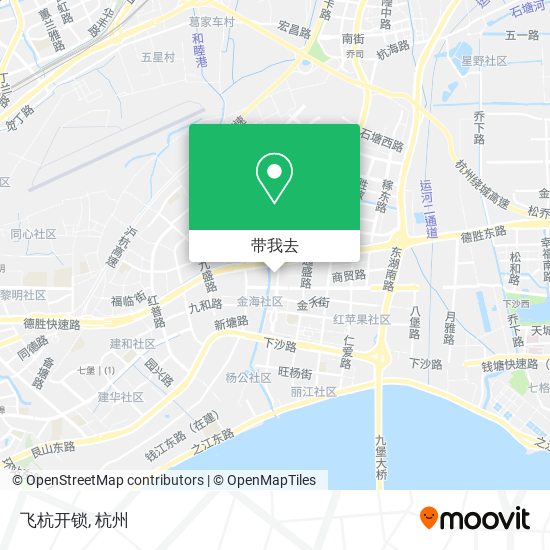 飞杭开锁地图