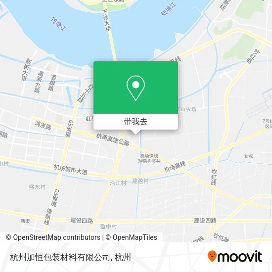 杭州加恒包装材料有限公司地图
