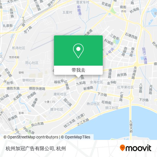 杭州加冠广告有限公司地图