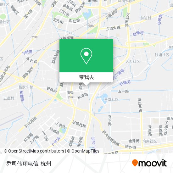 乔司伟翔电信地图