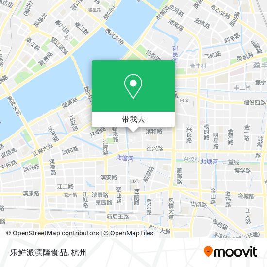 乐鲜派滨隆食品地图