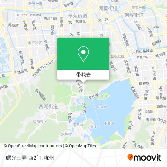 曙光三弄-西2门地图