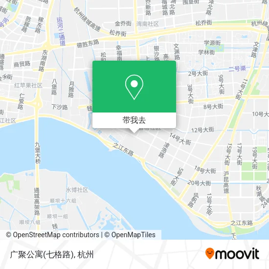 广聚公寓(七格路)地图