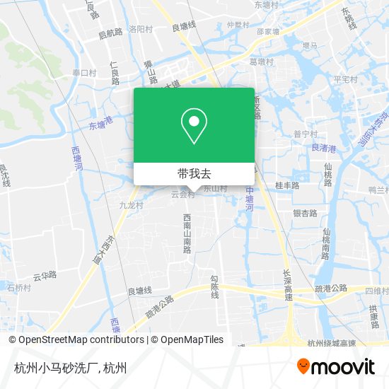 杭州小马砂洗厂地图