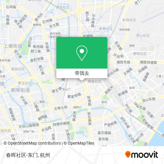 春晖社区-东门地图