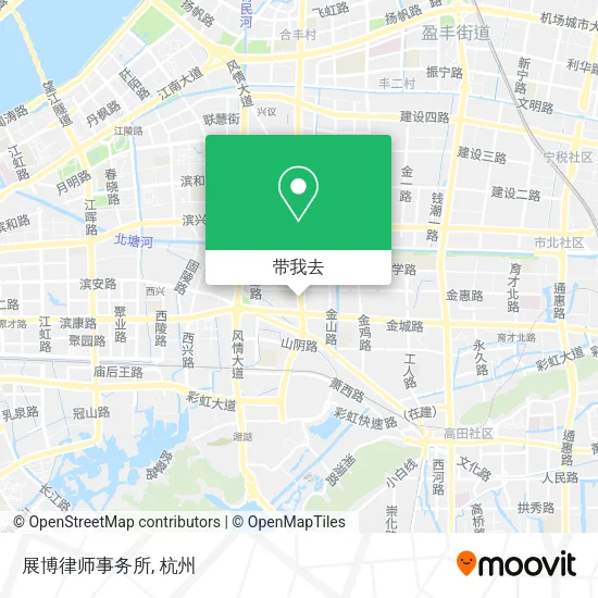 展博律师事务所地图