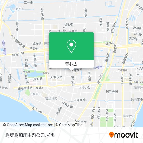 趣玩趣蹦床主题公园地图