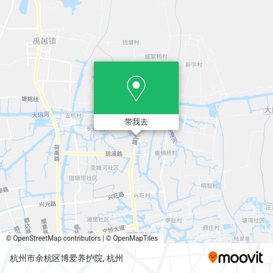 杭州市余杭区博爱养护院地图