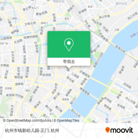 杭州市钱新幼儿园-正门地图