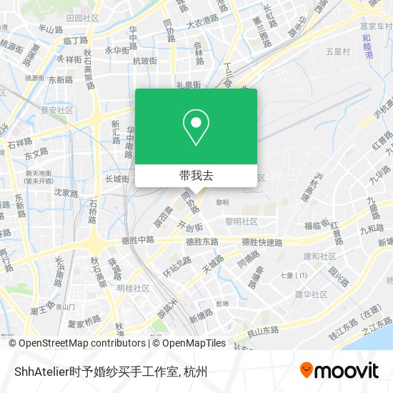 ShhAtelier时予婚纱买手工作室地图