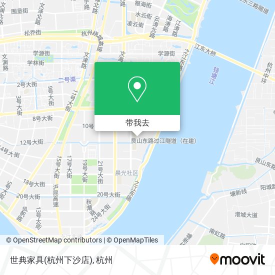 世典家具(杭州下沙店)地图