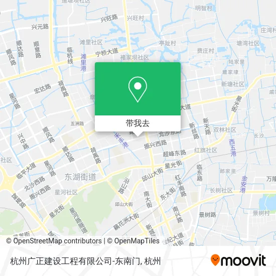 杭州广正建设工程有限公司-东南门地图